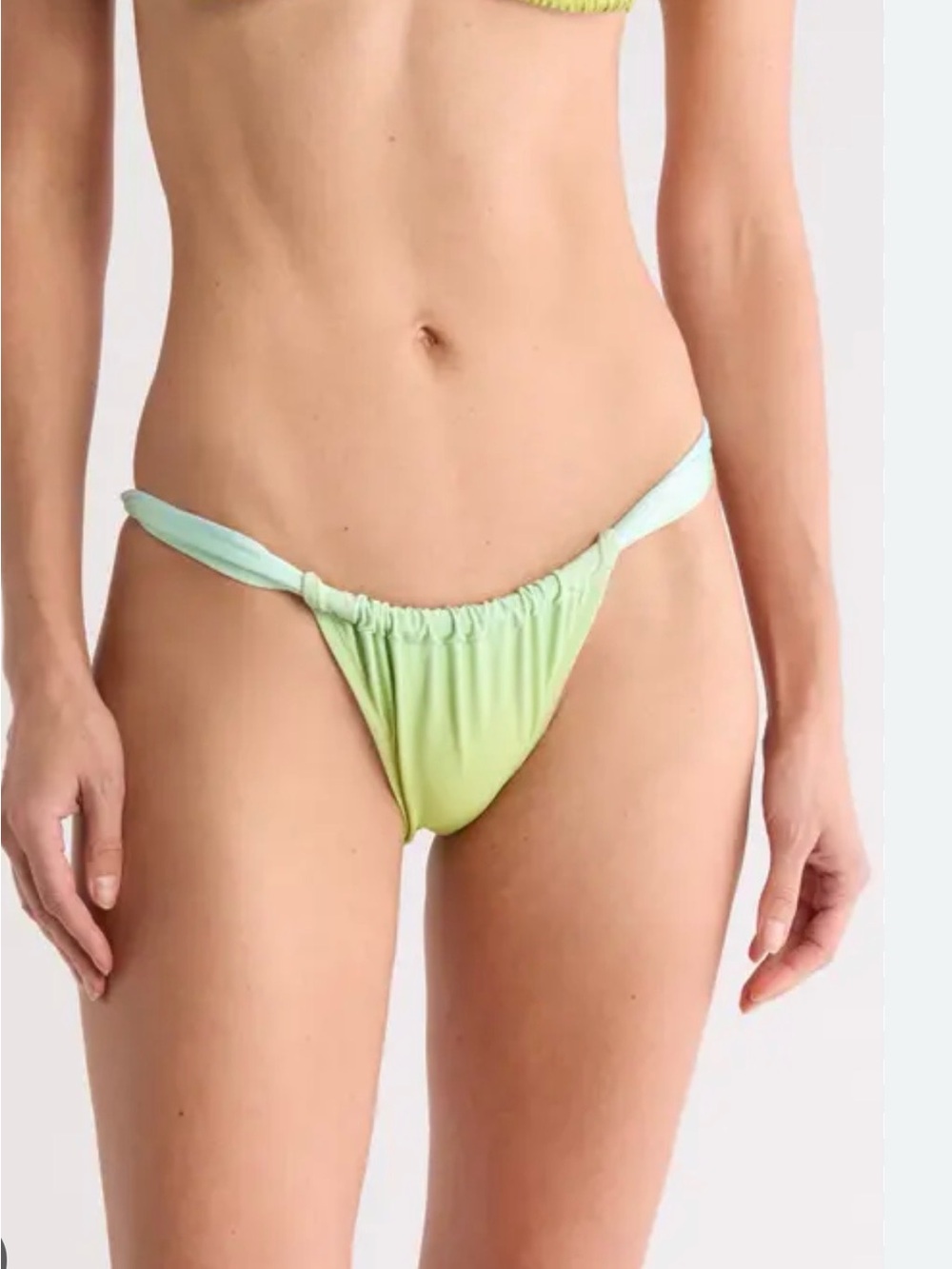 SOLID & STRIPED Green Gradient Bikini Bottom